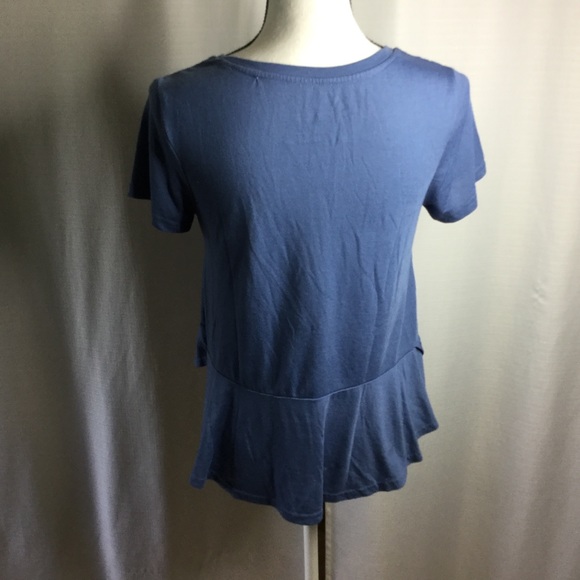 GILLIGAN & O’MALLEY Blue Peplum Night Shirt Size S - Picture 3 of 8